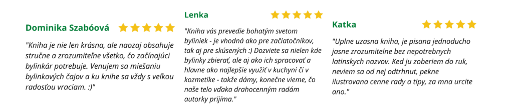 Kniha Bylinky z babičkinej záhrady sa v roku 2018 až 2020 stala najpredávanejšou bylinkovou knihou na Slovenku.